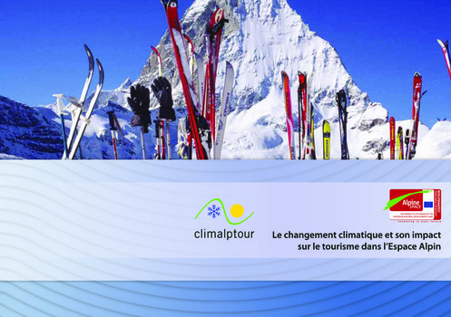 Cover for Climalptour [francoska]. Le changement climatique et son impact sur le tourisme dans l'Espace Alpin