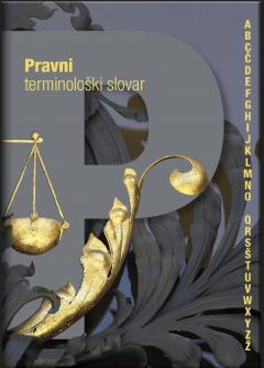 Cover for Pravni terminološki slovar