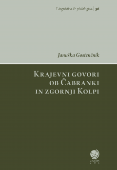 Cover for Krajevni govori ob Čabranki in zgornji Kolpi