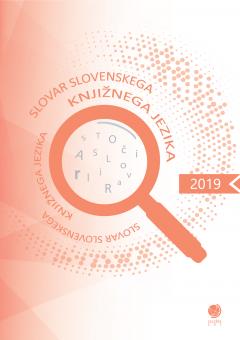 Cover for Slovar slovenskega knjižnega jezika 2019