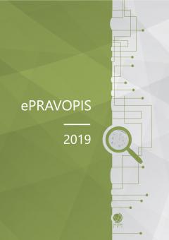 Cover for ePravopis 2019