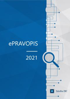 Cover for ePravopis 2021