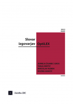 Cover for Slovar izgovarjav OptiLEX