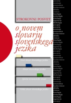 Cover for Strokovni posvet o novem slovarju slovenskega jezika, 23. in 24. oktober 2008