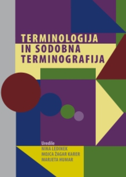 Cover for Terminologija in sodobna terminografija